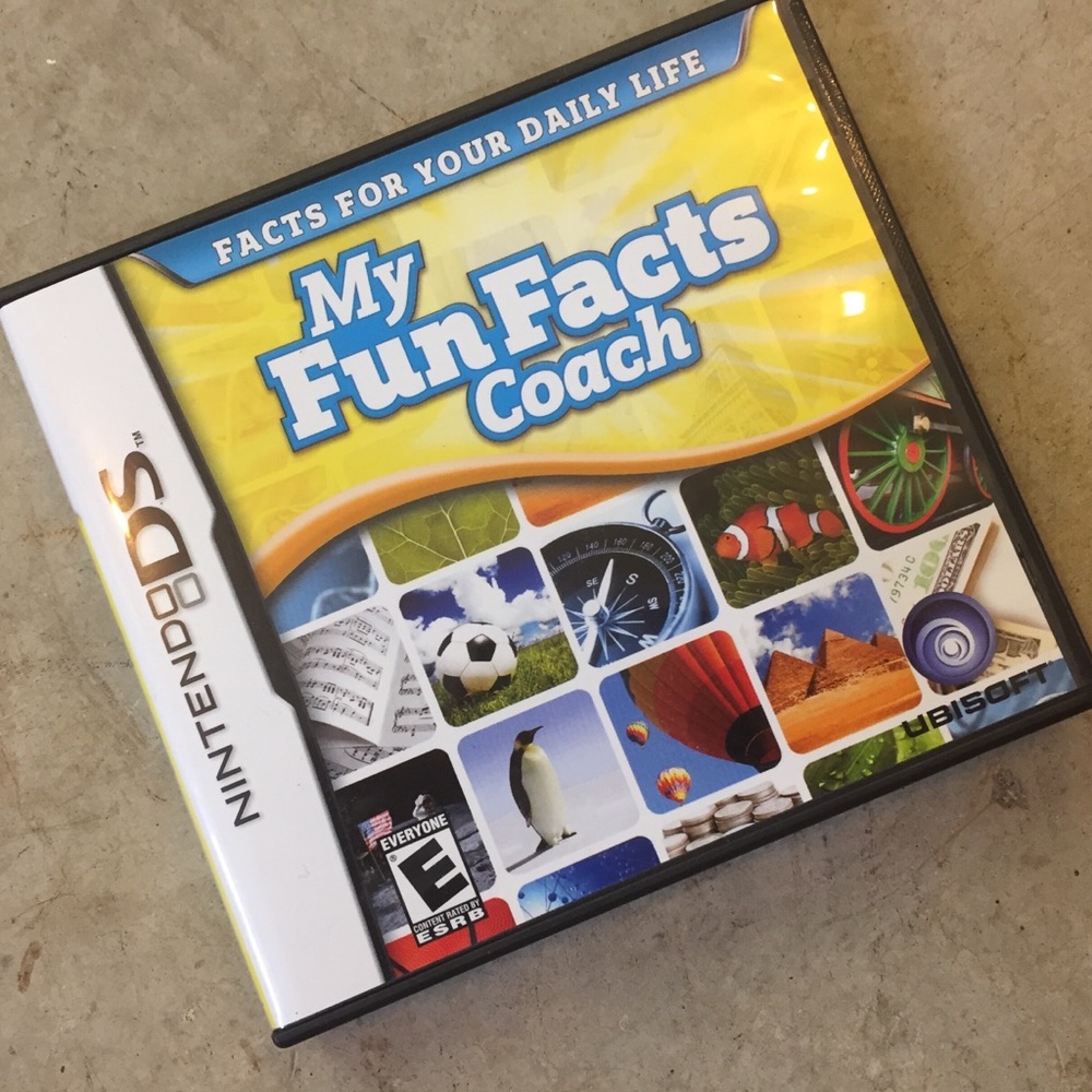 Nintendo DS My Fun Facts Coach Game